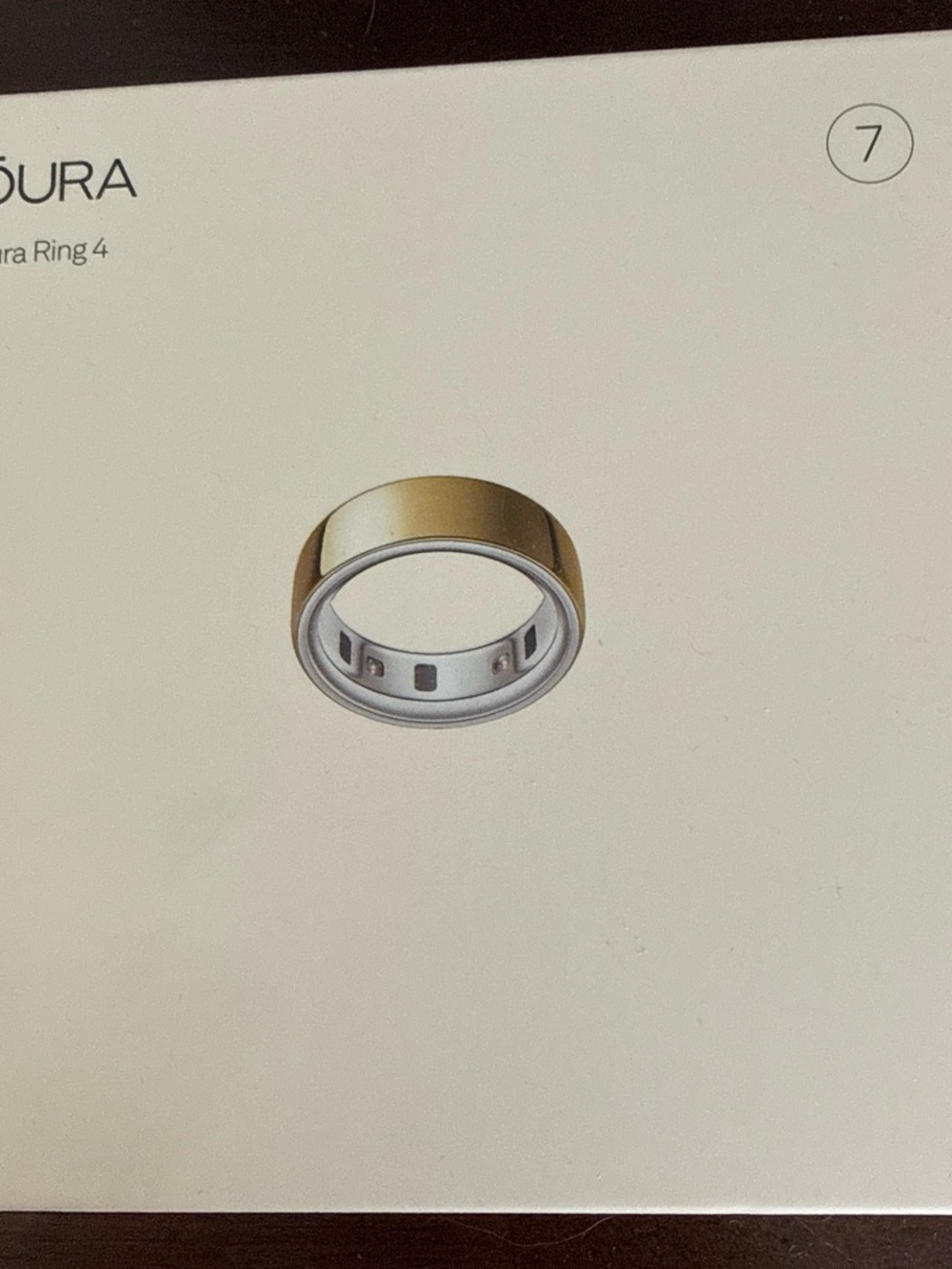 Oura Ring 4 – Gold – Size 7 – Brand New, Factory Sealed